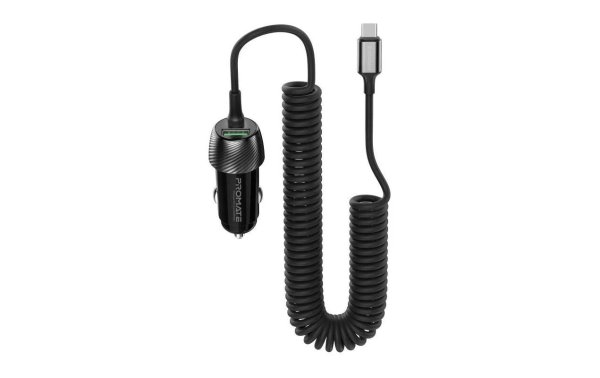 Promate Autoladegerät PowerDrive-33PDC QC3.0, Car Charger