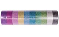 Rico Design Washi Tape Glitter bunt 1.5 cm x 5 m,...