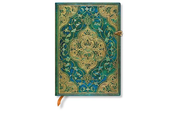 Paperblanks Notizbuch Chroniken Midi, Liniert, Türkis