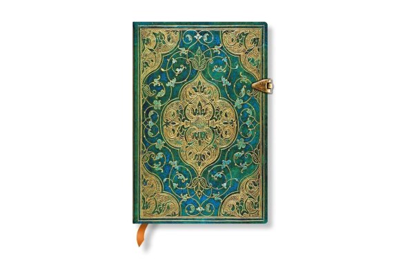 Paperblanks Notizbuch Chroniken Mini, Liniert, Türkis