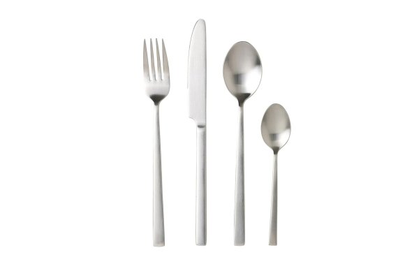 Bitz Besteck-Set 16-teilig, Silber