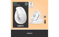 Logitech Ergonomische Maus Lift Off-white