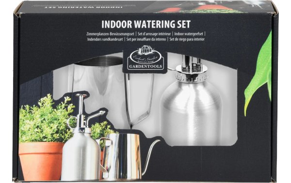 Esschert Design Indoor-Bewässerungsset 2 Stück, Silber