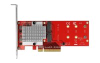 Delock Host Bus Adapter 2x NVME M.2 SSDs, PCI-Ex8, bootfähig