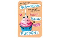 Susy Card Geburtstagskarte Cupcake mit Wackelaugen 11.5 x...