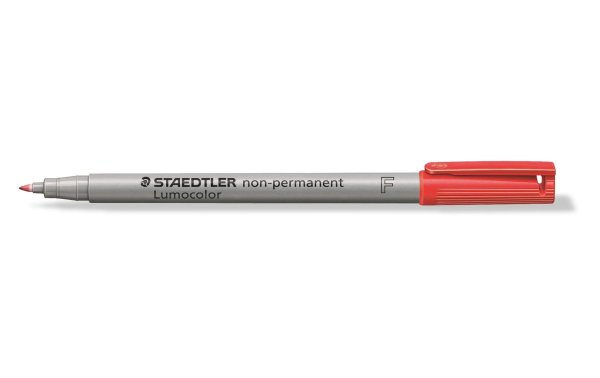 Staedtler Folienstift Lumocolor 316 F Rot, wasserlöslich