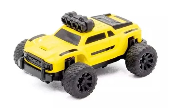 Turbo Racing Micro Monster Truck TC-01, Gelb, RTR, 1:76