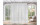 Casa Leon Tagvorhang mit Faltenband Wiola 300 x 245 cm, Weiss