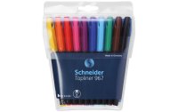 Schneider Fineliner 967  10 Stück assortiert