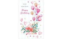 Susy Card Geburtstagskarte Umschlag 11 x 17 cm
