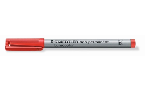 Staedtler Folienstift Lumocolor 315 M Rot, wasserlöslich