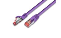 Wirewin Patchkabel  Cat 6A, S/FTP, 25 m, Violett