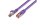 Wirewin Patchkabel  Cat 6A, S/FTP, 4 m, Violett