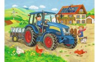 Ravensburger Puzzle Baustelle und Bauernhof