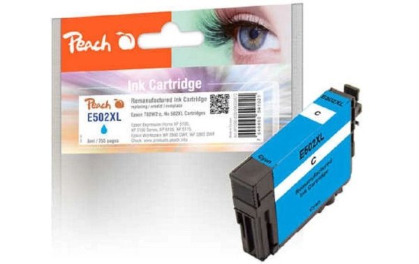 Peach Tinte Epson No 502XL (T02W2) Cyan