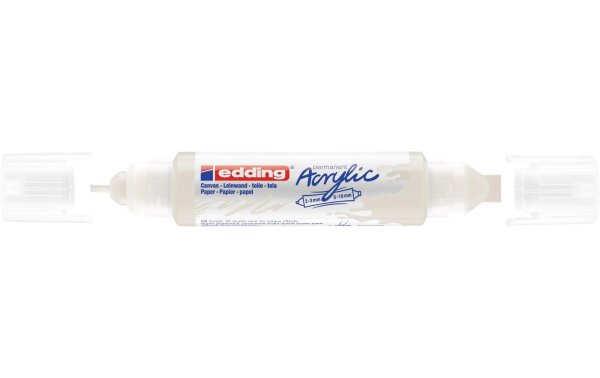 edding Acrylmarker 5400 Double Liner, Weiss