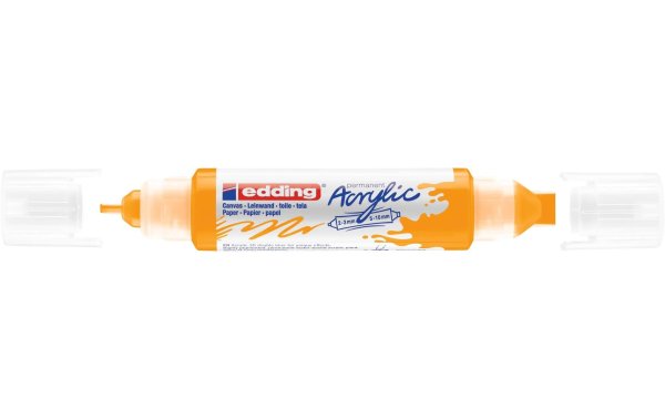 edding Acrylmarker 5400 Double Liner, Dunkelgelb