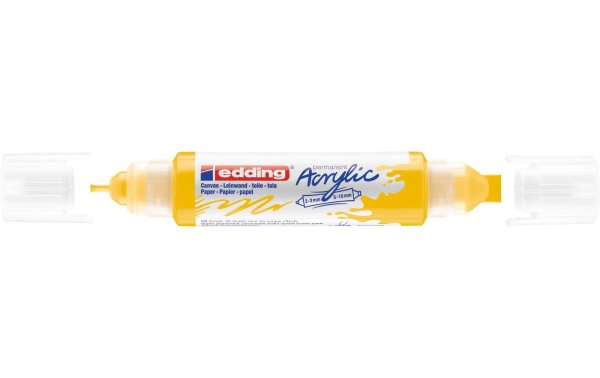 edding Acrylmarker 5400 Double Liner, Gelb