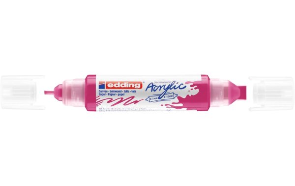 edding Acrylmarker 5400 Double Liner, Rosa