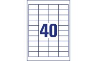 Avery Zweckform Universal-Etiketten 4780 48.5 x 25.4 mm, 25 Blatt