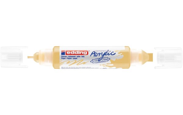 edding Acrylmarker 5400 Double Liner, Hellgelb