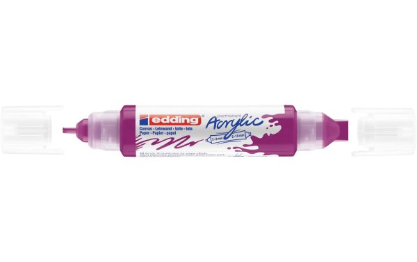 edding Acrylmarker 5400 Double Liner, Brombeer