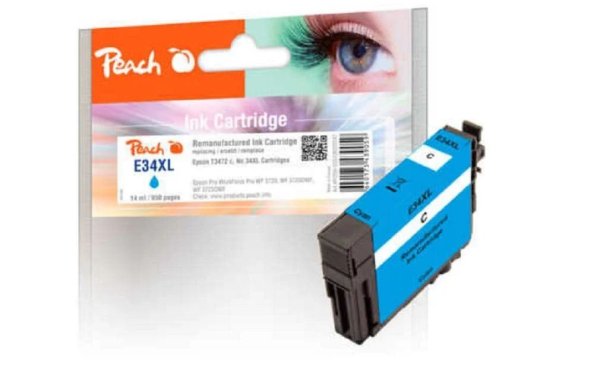 Peach Tinte Epson T3472, No 34XL Cyan