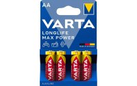 Varta Batterie Longlife Max Power AA 4 Stück