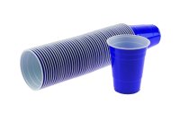 FTM Einwegbecher Beer Pong , 50 Stück, Blau