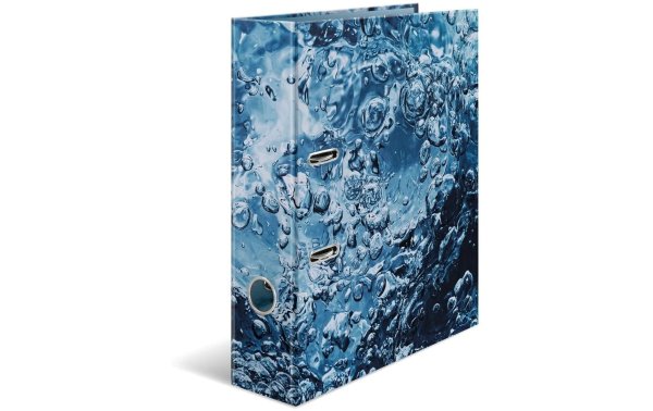 HERMA Ordner Water 7 cm, Blau