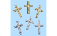 HobbyFun Streudeko Kreuz 6 Stück