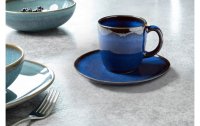 Villeroy & Boch Untertasse Lave 6 Stück, Blau