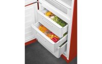 SMEG Kühl-Gefrierkombination FAB32LRD5 Rot, Links