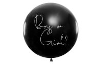 Partydeco Luftballon Boy or Girl – Mädchen Rosa gefüllt, Ø 1 m, 1 Stk