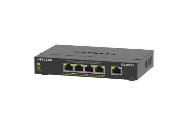 Netgear PoE+ Switch GS305EP-100PES 5 Port