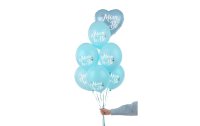 Partydeco Luftballon Mom to be Ø 30 cm, 6 Stück, Blau