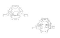 RC4WD Motorhalterung CNC Optional für Trail Finder 3