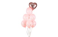 Partydeco Luftballon Mom to be Ø 30 cm, 6 Stück, Pink
