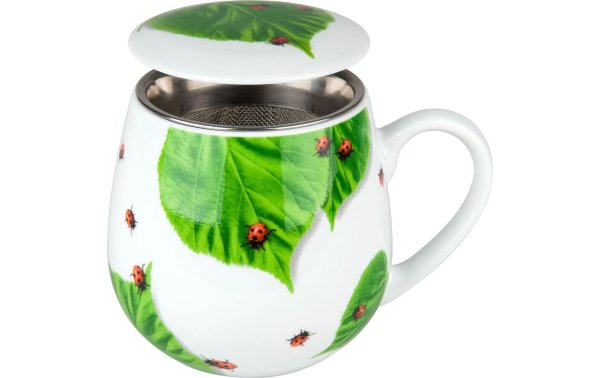 Könitz Teetasse Tea for you Marienkäfer 420 ml, 1 Stück, Mehrfarbig