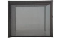 Creative Living Sichtschutz, ausziehbar, Schwarz, 3 m