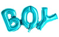 Partydeco Folienballon Boy 67 x 29 cm Blau , 1 Stück