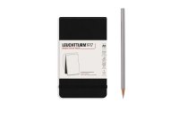 Leuchtturm Notizblock Reporter A6, Dotted, Schwarz