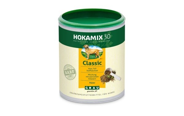 Grau Hunde-Nahrungsergänzung Hokamix30 Classic Pulver, 400 g