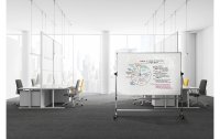 Bi-Office Magnethaftendes Whiteboard 120 cm x 150 cm, Weiss