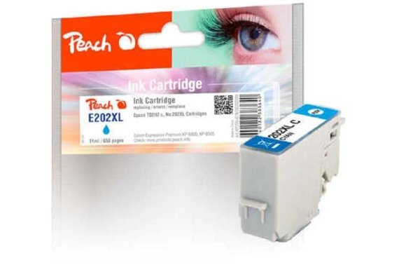 Peach Tinte Epson No 202XL (T02H2) Cyan