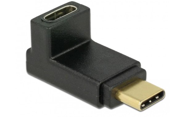 Delock USB 3.1 Adapter Gen2, 10Gbps, C-C, m-f  oben gewinkelt