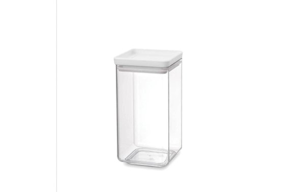 Brabantia Vorratsbehälter Tasty 1.6 l, Transparent/Weiss