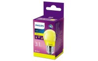 Philips Lampe LED colored P45 E27 YELLOW