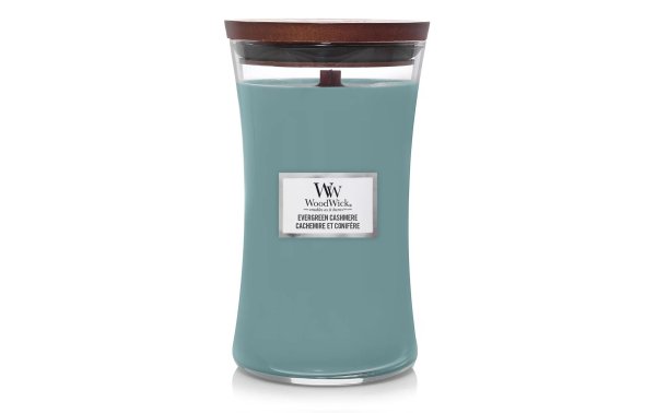 Woodwick Duftkerze Evergreen Cashmere Large Jar