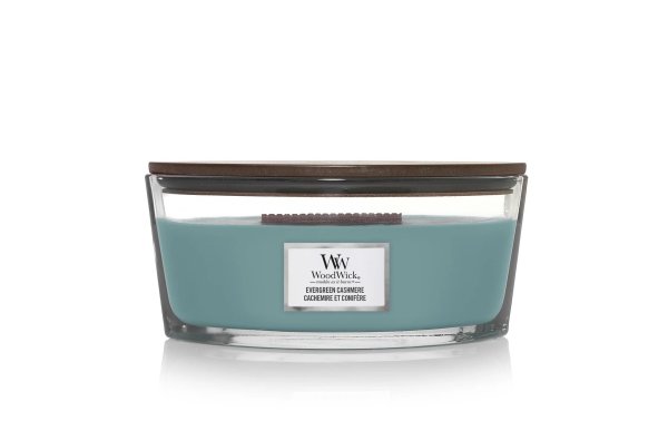 Woodwick Duftkerze Evergreen Cashmere Ellipse